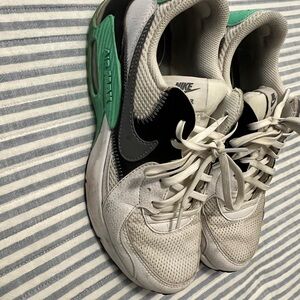 Nike Women’s ' White and Green Sneakers